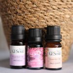 GESoul Üçlü Essential Oil Seti: Patchouli, Sakura ve Palo Santo